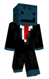 black and elephant Minecraft skin — Classic model
