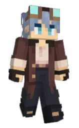 Back of Zoomedy's skin