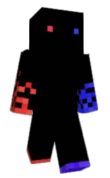 black and thunderbird Minecraft skin — Classic model — first worn by TYMON0711