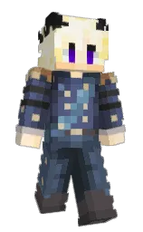 bright gray and fiord Minecraft skin — Slim model