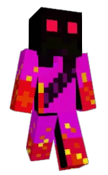 black and jacaranda Minecraft skin — Classic model