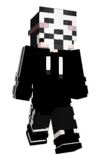 Front of Que's skin