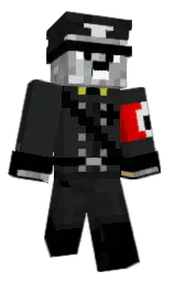 outer space and white Minecraft skin — Classic model — first worn by RenzopolisPro