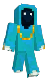 cerulean and java Minecraft skin — Classic model — first worn by Kyllkon