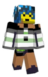 white and santa fe Minecraft skin — Classic model