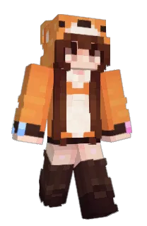 Front of CuppyTiger's skin