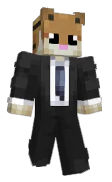 Visma's Minecraft skin wearing the Migrator cape