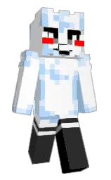 OuterX's Minecraft skin wearing the Purple Heart cape
