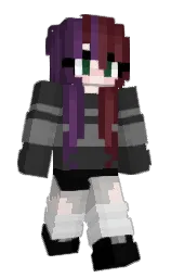 mine shaft and cod gray Minecraft skin — Slim model — first worn by xNikiii