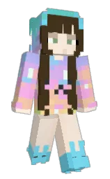 daizylazy's Minecraft skin wearing the Aurora cape
