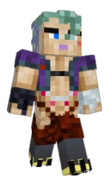 VoxMarinex's Minecraft skin wearing the Home cape