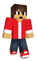 Damacol's Minecraft skin wearing the Migrator cape