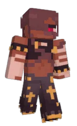 cocoa brown and lotus Minecraft skin — Classic model — first worn by swiftcarrotcake