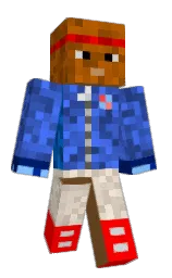 Jermacraft's Minecraft skin wearing the Migrator cape