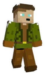 KingECH's Minecraft skin wearing the Pan cape
