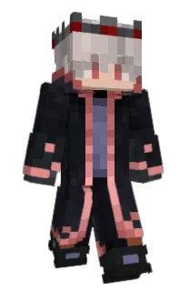 Front of DE3ATH's skin