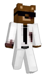 wild sand and white Minecraft skin — Slim model