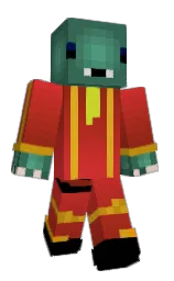 black and stromboli Minecraft skin — Slim model — first worn by AbsoluteDino