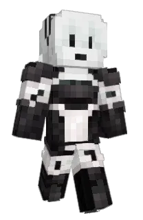 Front of Ertikk's skin