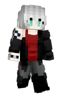 Front of Scrache's skin