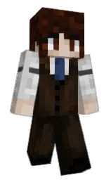 asphalt and silver Minecraft skin — Slim model — first worn by Zusu03