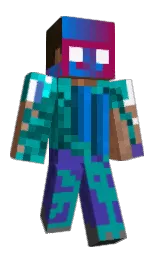 jacarta and persian green Minecraft skin — Classic model