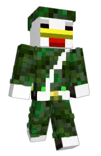 Front of DoomedChickenYT's skin