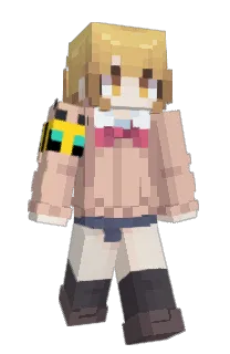 Front of DerxEnd's skin