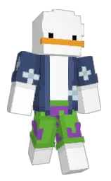 Alx1338's Minecraft skin wearing the Pan cape