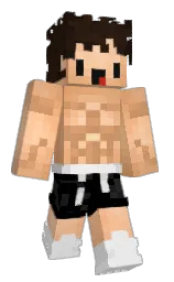 black and concrete Minecraft skin — Classic model