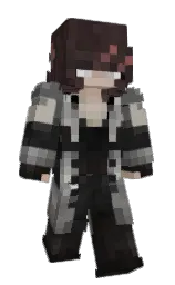 cocoa brown and star dust Minecraft skin — Slim model — first worn by Zerelz