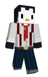 BattelB's Minecraft skin wearing the Yearn cape