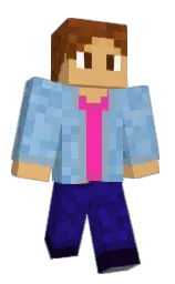persian rose and harvest gold Minecraft skin — Slim model