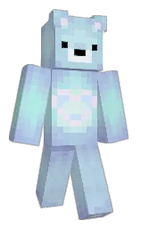 spindle and powder blue Minecraft skin — Slim model