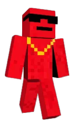 torch red and red devil Minecraft skin — Classic model