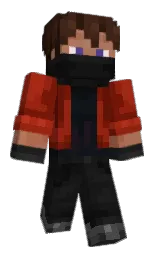 dark burgundy Minecraft skin — Classic model — first worn by bcd2033c63ec4bf8