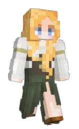 Castlus's Minecraft skin wearing the Migrator cape