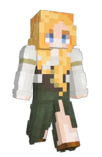 Front of Castlus's skin