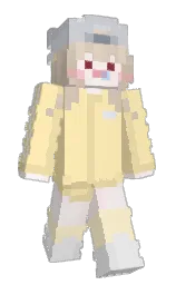buttermilk and double colonial white Minecraft skin — Slim model