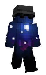 SwentyTheBoz's Minecraft skin wearing the Aurora cape