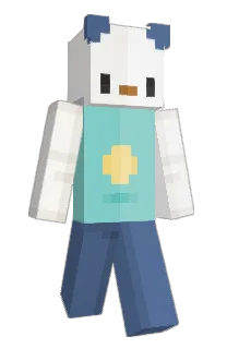 Front of wosd's skin