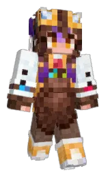 white and texas rose Minecraft skin — Classic model — first worn by KrisInkMachine