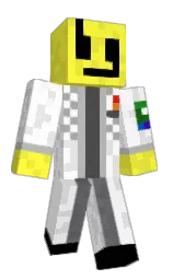 white and mercury Minecraft skin — Classic model