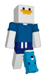 MrPesce's Minecraft skin wearing the Vanilla cape