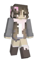raffia and soya bean Minecraft skin — Slim model — first worn by b4anana_