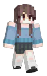 polo blue and concrete Minecraft skin — Classic model — first worn by ArtistVan