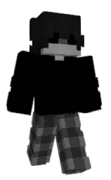 black and mine shaft Minecraft skin — Classic model — first worn by Votolocias