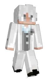 white and mercury Minecraft skin — Slim model