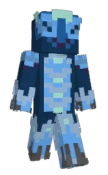 blue zodiac and polo blue Minecraft skin — Slim model