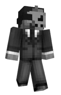 Front of larpoice's skin
